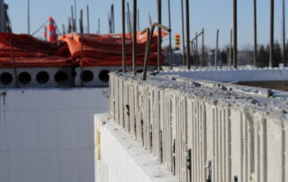 Logix Insulated Concrete Forms with Rebar