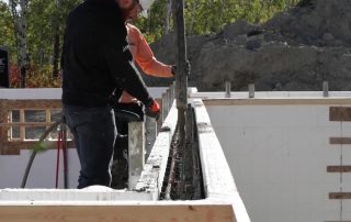How to Pour Concrete Into Your Insulated Concrete Forms